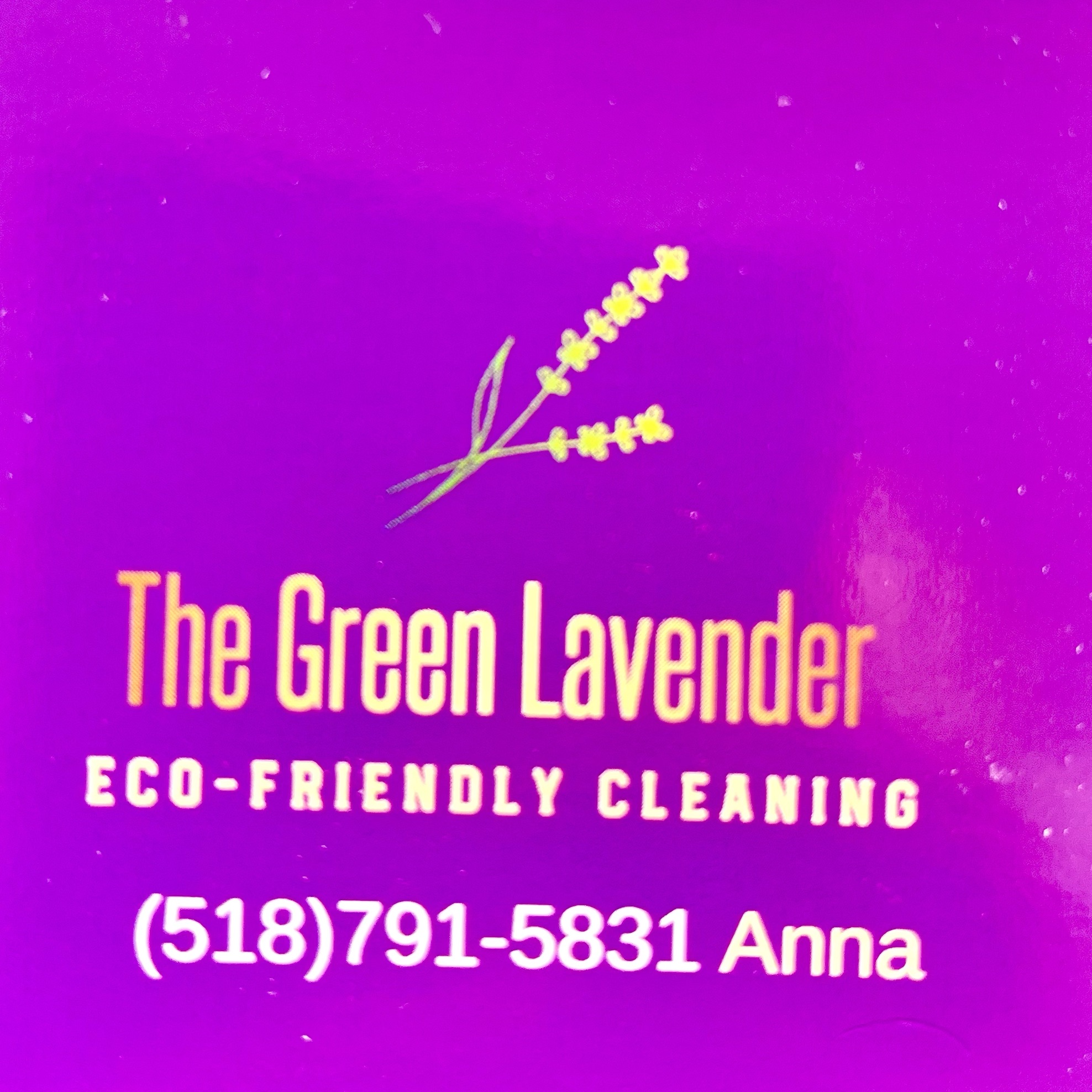 The Green Lavender Cleaning Services logo